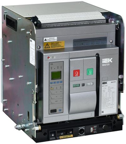 Выключатель автоматический воздушный 3п D 1600А 65кА AC ВА77 W3P EA выдвижн. с комплектом аксессуаров MASTER IEK MI-ACB10-3WD-065-1600-ACF