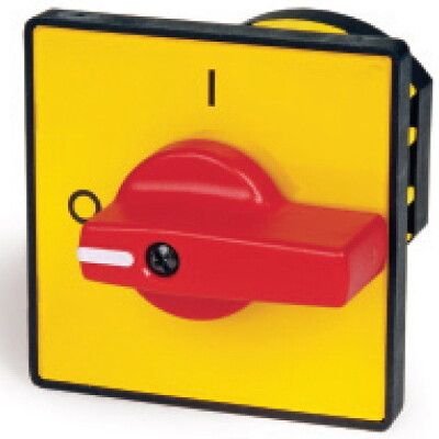 Площадка желтая и красная ручка 48х48 отверстие 22 мм - AZ5801 ДКС