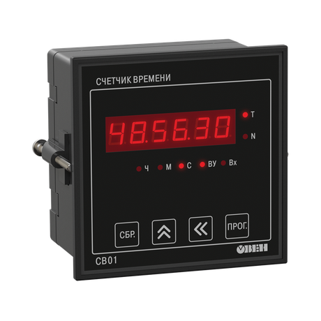 Счетчик времени СВ01-220.Щ1.RS | 114611 ОВЕН