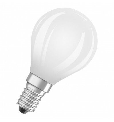 Лампа светодиодная филаментная PARATHOM CL P GL FR 60 non-dim 6.5W/827 6.5Вт матовая 2700К тепл. бел. E14 806лм 220-240В (замена 60Вт) OSRAM 4058075439115