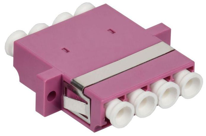 Адаптер оптический проходной LC-Quad. OM4. UPC - FC-LCQ-UPC-04 IEK