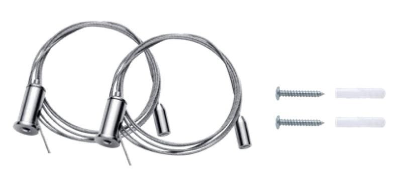 Комплект креплений PSO-02 S-2x1.0m для подвесного монтажа - 5059207 Jazzway