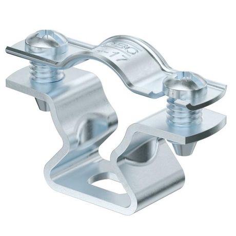 Крепежная скоба дистанционная 14-17 мм (с продольным отверстием) с гальваническим покрытием | 1362762 OBO Bettermann ASL 733 17 G