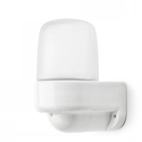 Светильник НББ 02-60-003 для бани керамика/стекло угловой IP54 E27 max 60Вт 150х110х85 белый | Б0064016 ЭРА