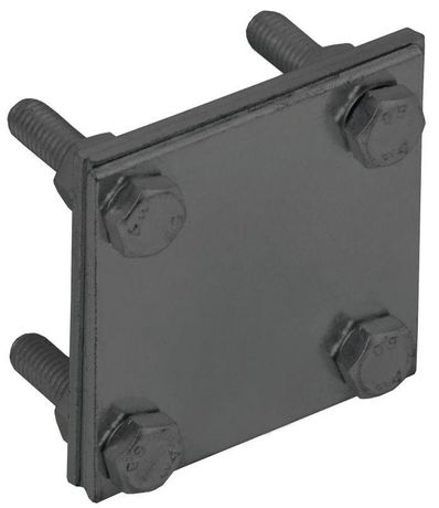 Зажим крестообразный с разделителем полоса-полоса 30мм оцинкованная сталь TD IEK - ZCC68-13-1-30