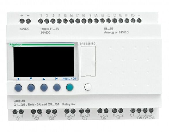 Комплект ZELIO LOGIC (модульное реле+ПО+кабель SR2USB01) 16вх/10вых 24В SchE SR3PACK2BD Schneider Electric
