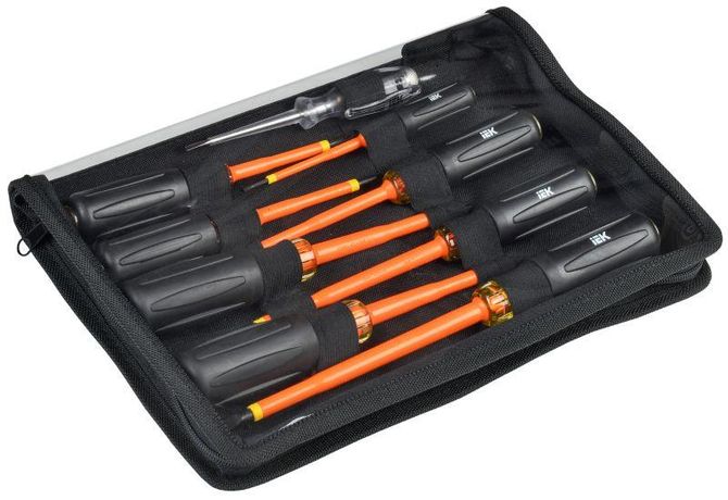 Набор отверток диэлектрических Т3 9шт ARMA2L 5 | A2L5-NS30-T3-09 IEK