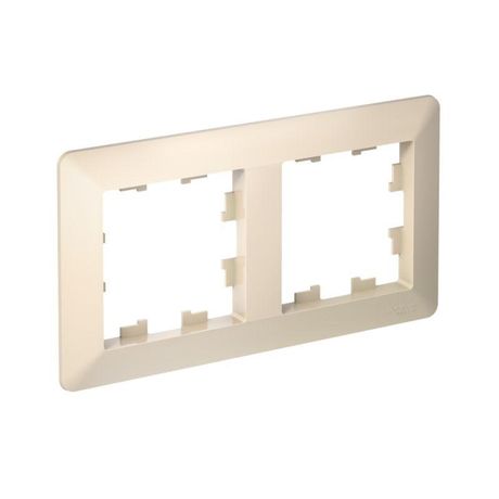 Рамка 2-м AtlasDesign Air беж./дым. бел. SE ATN220202 APC