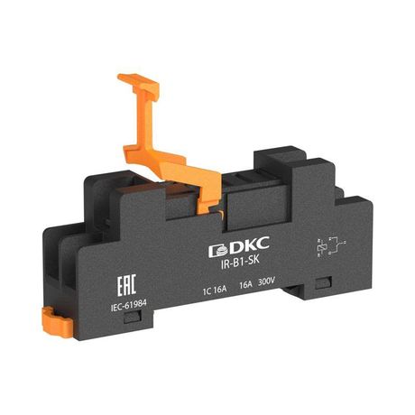 Колодка c винтовыми клеммами низкопрофильная для реле серии IR на 1 группу контактов | IR-B1-SK DKC ДКС