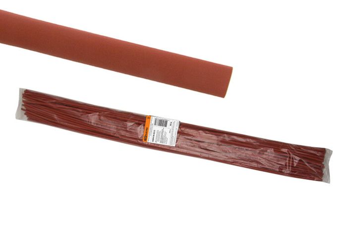 Термоусаживаемая трубка ТУТнг 8/4 красная по 1м (50 м/упак) | SQ0518-0212 TDM