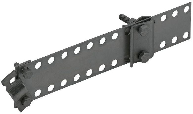 Держатель проводника круглого 5-10мм водосточная труба до 30мм оцинкованная сталь TD IEK - ZDP81-13-7-30