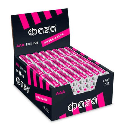 Элементы питания щелочные LR03 Super Alkaline S-4 (DISPLAY) | 2854674 ФАZА ФАЗА 2854674;4897062854674 .4897062854674