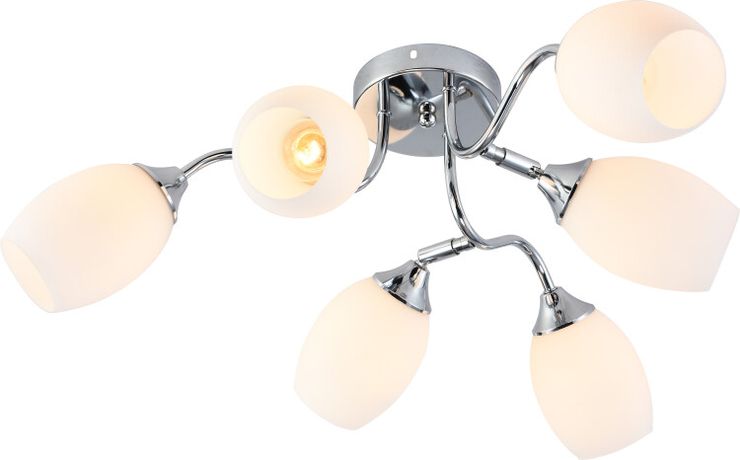 Люстра Hollie 3135-306 6 х Е27 60 Вт модерн | Б0055379 Rivoli ЭРА