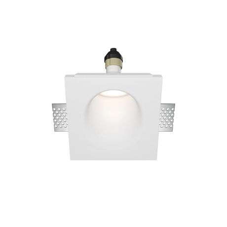 Светильник встраиваемый Gyps Modern GU10 10Вт Maytoni DL001-WW-01-W