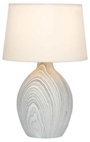 Настольная лампа Chimera 7072-502 1 * Е14 40 Вт керамика белое дерево | Б0057274 Rivoli ЭРА