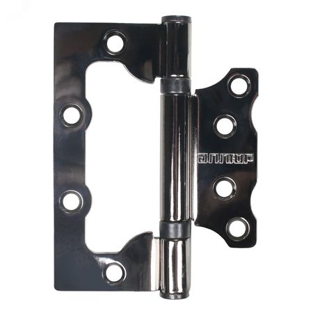 Петля дверная накладная без врезки 2шт АЛЛЮР 100х75 2BB BN черный никель - 12162 ПТК