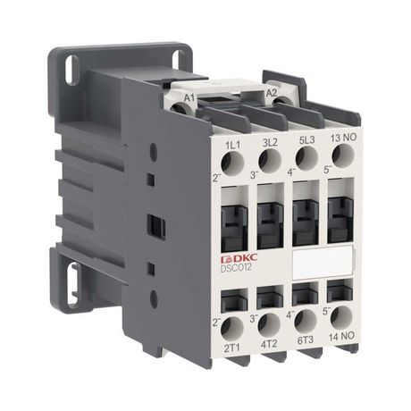 Магнитный контактор YON DSC012 12A 5,5кВт AC3 3P кат.24В DC 1НО | DSC012-3C10D024 DKC ДКС