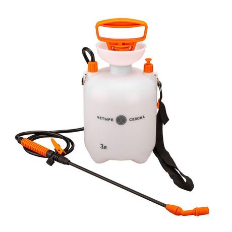 Опрыскиватель садовый помповый для растений и цветов 3л ЧЕТЫРЕ СЕЗОНА 62-0247 MEET