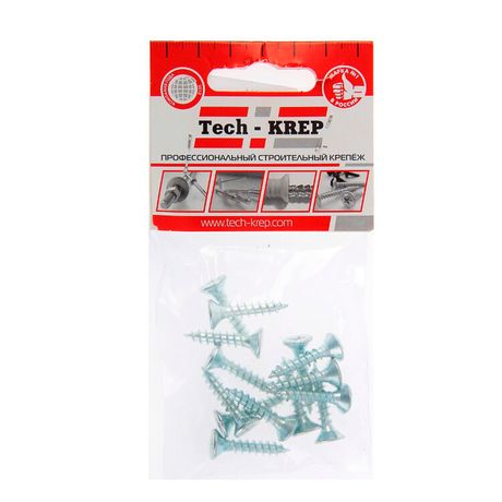 Саморез ШУц 5,0х25 пот. гол. (14 шт) - пакет ( 0,033 кг) | 102444 Tech-KREP