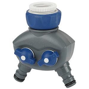 Распределитель двухканальный пластик (12/72) Green Apple Б0003125 ЭРА