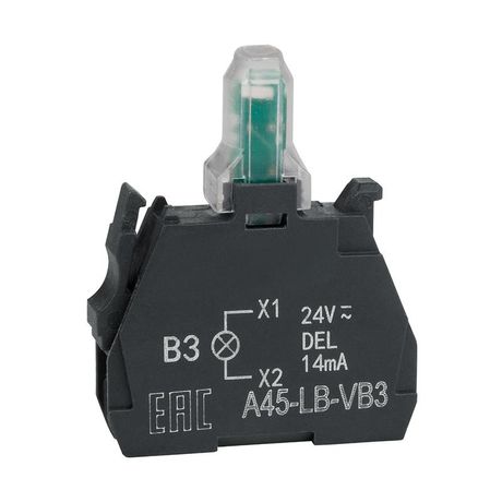 Световой блок OptiSignal D22 A45-LB-VM3 зеленый 230-240VAC ZBVM3 |332208| КЭАЗ