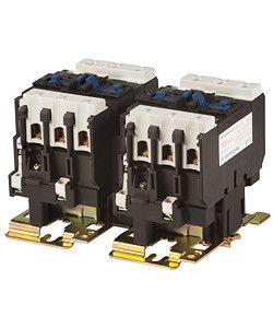 Пускатель электромагнитный ПМЛ-3500 УХЛ4 Б, 380В/50Гц, 2р+2з, 40А, реверсивный, без реле, IP00 - ET515408 Электротехник