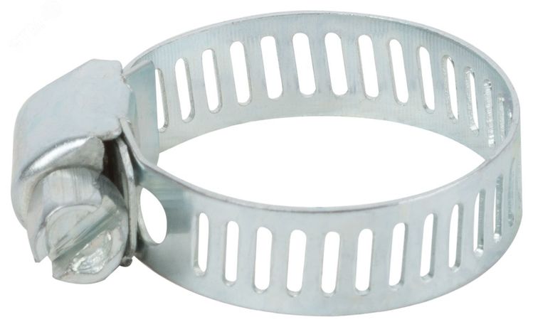 Хомут оцинкованная сталь 18 - 25 мм. (5 шт) 64245 РОС