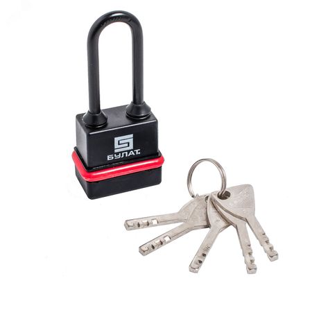 Замок навесной Булат ВС 3-Н45-01 ПЛ всепогодный 5кл. d=6мм - 13982 ПТК