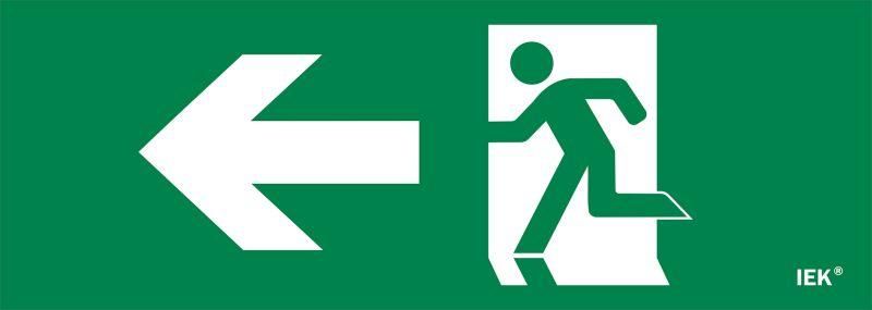 Этикетка самоклеящаяся 280х100мм ''Фигура/стрелка влево'' IEK - LPC10-1-28-10-FNAL