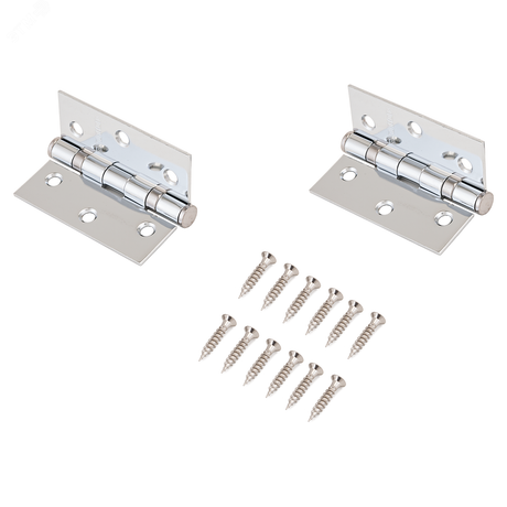 Петля дверная универсальная 2шт АЛЛЮР 20325 2BB-FHP CP хром - 1103 ПТК