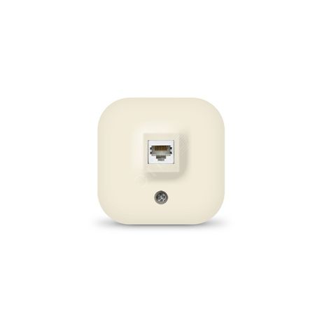 Розетка компьютерная одноместная серия IONICH, о/у, 1А, RJ45, слоновая кость (ivory) - 1432 Союз