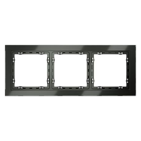 Рамка 3-м S70 стеклян. титан Voltum VLS110306 Voltum арт. VLS110306