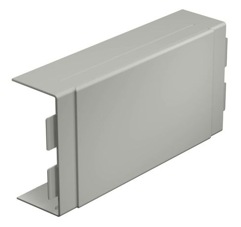 Крышка T-образной секции кабельного канала WDK 60x130 мм (ПВХ,серый) (WDK HK60130GR) | 6023045 OBO Bettermann