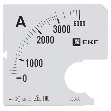 Шкала сменная для A961 3000/5А-1,5 EKF PROxima | s-a961-3000