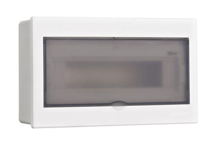 Корпус встраиваемый дв. 1 ряд 13 мод. IP41 ЩРВ-П пласт. прозр. DEKraft 31053DEK APC