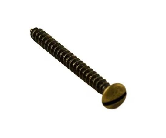 Саморез для установки с выключателями и изоляторами, металл, цвет бронза (2 шт/уп) - B-913-32-2 BIRONI