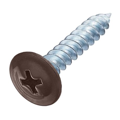 Саморез металл-металл 4.2х25 прессшайба RAL 8017 шоколад./корич. (коробка) (уп.200шт) СТРОЙМЕТИЗ 2530084