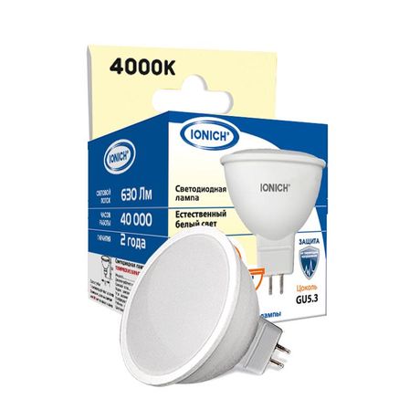 Лампа светодиодная ILED-SMD2835-JCDR-7-630-220-4-GU5.3 (0173) IONICH 1525