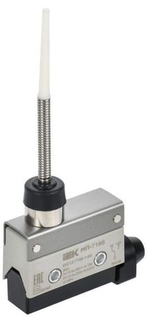 Микропереключатель концевой МП-7166 пружинный стержень с диэлектриком IP40 IEK - KKV12-7166-1-64
