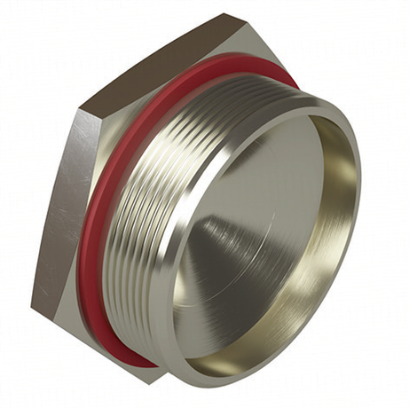 Взрывозащищенная заглушка Ex d e, NPT 1 1/2. Нержавеющая сталь AISI 316L. IP66/67/68 - EXD6050-N112X ДКС