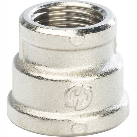 Муфта ВВ 3/4'х1/2' переходная, никелированная - SFT-0006-003412 STOUT RG008Q0PRQLN7K