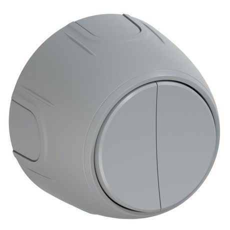 Выключатель 2-м Rotondo сер. OneKeyElectro 7700854 ССТ