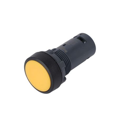 Кнопка моноблочная SB7 22мм с возвратом пластик 1НО IP65 черн. SE SB7NA51 APC