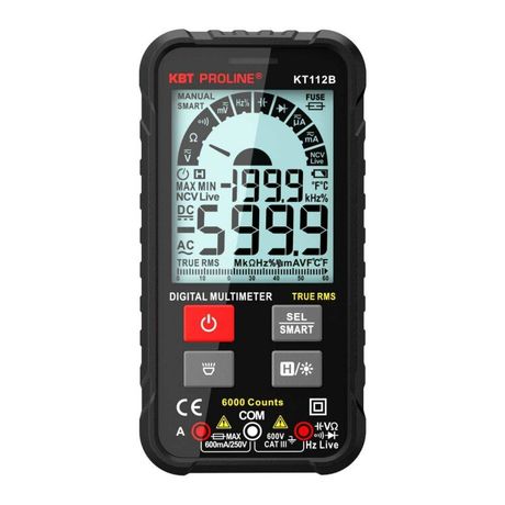 Мультиметр цифровой SMART с True RMS KT 112В PROLINE | 86326 КВТ