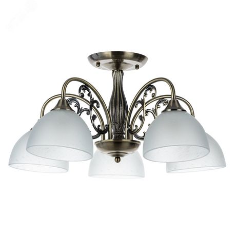 Люстра потолочная SPICA E27 5х40Вт Металл Бронза - A3037PL-5AB Arte Lamp