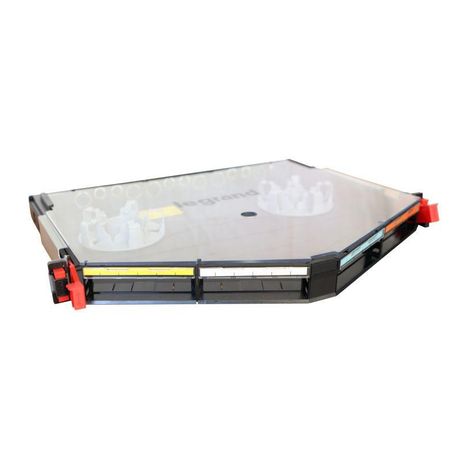 Полка оптическая неукомп. выдвижная модульная угловая для установки оптических вставок 19дюйм 1U Leg 032101 Legrand