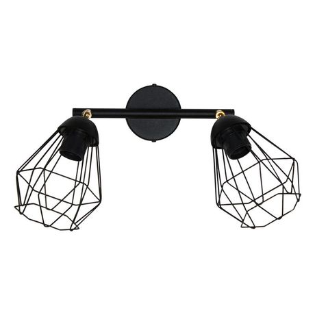 Светильник "Кристаль" 521 НББ 01-2х60-113 Е27 (ИМ) настенный черн. муар Элетех 1005405215