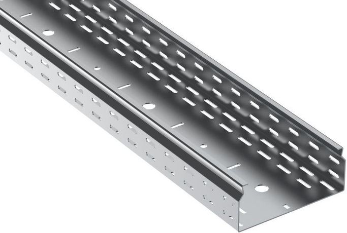 Лоток листовой перфорир. 80х200 L2500 сталь 1.5мм ESCA 7 IEK CLP10-080-200-150-D25