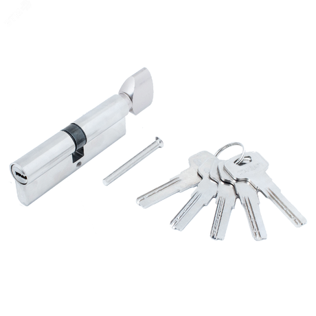 Механизм цилиндровый для врезных замков, Стандарт Z.F.90В-5K (40x10x40B) SN хром - 12228 ПТК