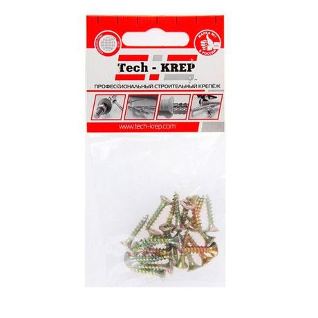 Саморез ШУж 4,0х20 пот. гол. (23 шт) - пакет ( 0,033 кг) | 102489 Tech-KREP